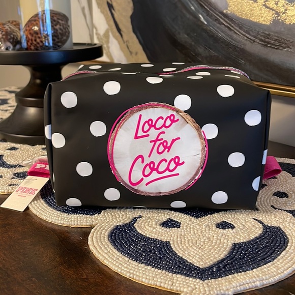 Pink Cosmetic Toiletries Essentials Bag - Picture 1 of 8